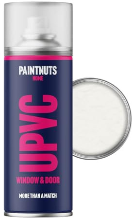 Paintnuts uPVC Window & Door Paint - RAL-9016 - TRAFFIC WHITE Gloss 400ml Spray Can