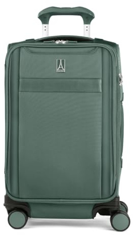 Travelpro Versapack + Lightweight Softside Expandable Carry on Luggage, Desert Sage Green, Carry On, Versapack + Softside Expandable Luggage
