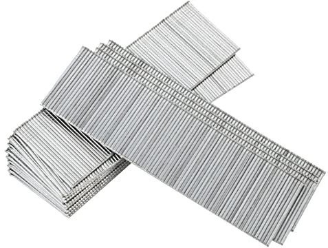 Housoutil 1350 Pièces Clou Droit T38 Ongle Lisse Clou à Usage Intensif Clou Galvanisé Trousses Ongle De Brad Kits De Décoration D'ongles Goujons à Pointes Chevilles Silver Clous Galvanisés