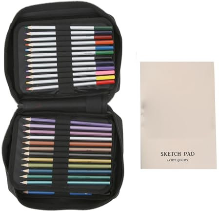 ANKROYU 73-teiliges Kunst-Zeichenstift-Set, Skizzieren, Zeichnen, Buntstift, Kunstmalerei, Kohle-Graphitstift, Kohle-Zeichenstift zum Zeichnen