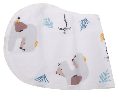 Riuulity Trapo Multi Funcional de Baby Babiendo, 4 Capas de Contundentes de Succión Fuertes, Fáciles de Limpiar, Adecuadas para Alimentar la Babeo con Deslizamiento Facial