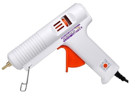 Pistola Silicona Caliente, Pistola de pegamento de fusión en caliente de 150W y 100W con termostato de Control de temperatura, 5 barras de pegamento gratis for fabricación Industrial DIY en el hogar