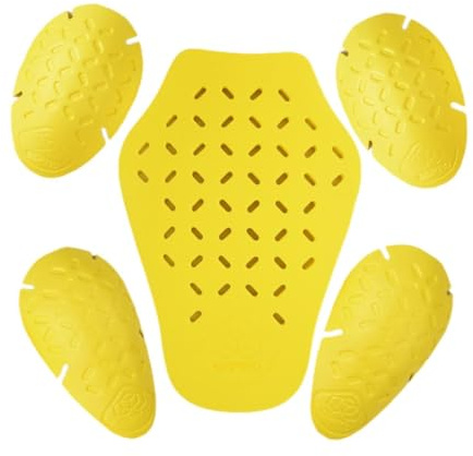 Lot de 5 protections génériques pour veste de moto, équipement d'équitation, coude, dos, épaules