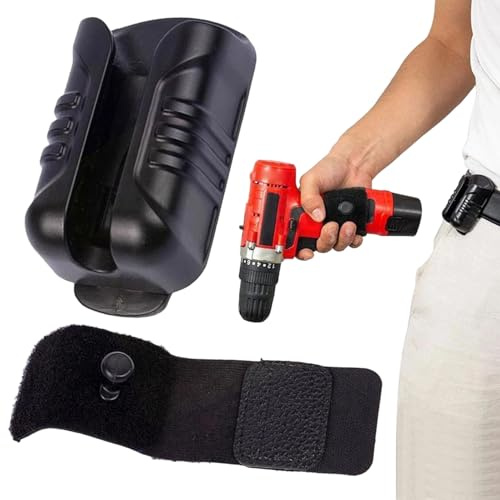 Fondina per trapano – Guaina 29 x 5 cm con impugnatura per utensili, supporto per attrezzi in vita ispessita per, chiave a, chiodatrice, accessorio per cintura da lavoro durevole |