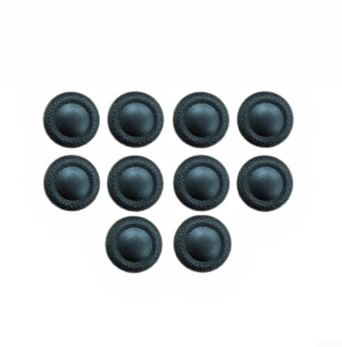 Fundas protectoras de TPU para Ps5, para Ps4 y para controladores Xbox 360 – Joystick duradero con agarre mejorado, fácil instalación, cubiertas analógicas negras, 6 unidades (10 unidades)