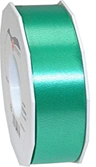 PRÄSENT C.E. PATTBERG Geschenkband grün, 91 Meter Ringelband 25 mm zum Basteln, Dekorieren & Verpacken von Geschenken zu jedem Anlass