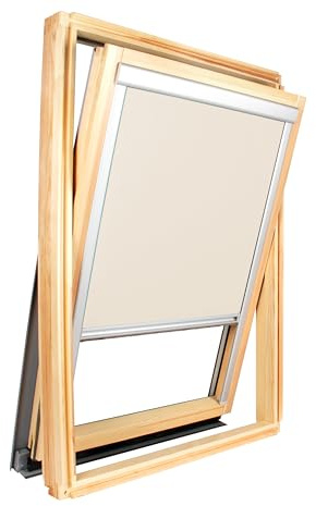 Estor opaco compatible Velux para Dimension 608 - Beige