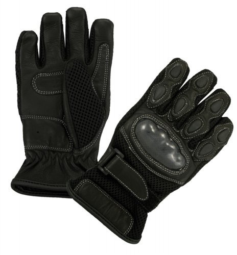 Modeka Summer Kinder Motorradhandschuhe, schwarz, XL