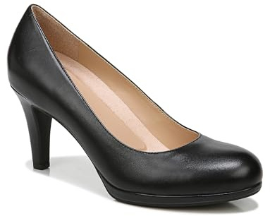 Naturalizer Womens Michelle Pump Black Leather 7.5 M