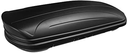 VDP Box da Tetto Nero Opaco maa320 m Ampio per Portapacchi Auto, 320 Litri con Serratura + Alu Barra portatutto Portapacchi im Set per BMW X3 E83 04 – 10