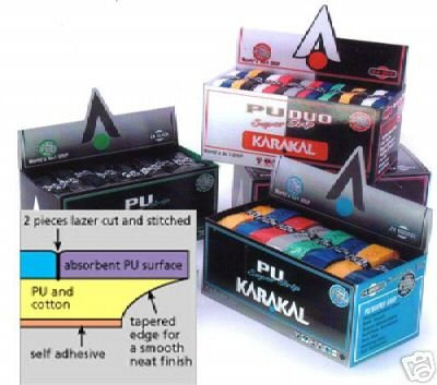 Karakal PU Super Grip, 24er Box, schwarz
