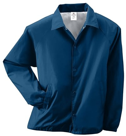 Sportswear Nylon Coach's Jacket/gefüttert – Regenfest, Wasserabweisende Oberbekleidung für Trainer und Outdoor-Aktivitäten