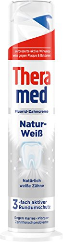 Theramed Naturweiß Zahncreme Spender, 5er Pack (5 x 100 ml)