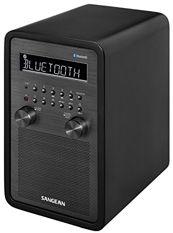 Sangean wr-50p FM-RBDS/Am/Bluetooth Madera gabinete Cuadro Top estéreo Digital Receptor Sistema