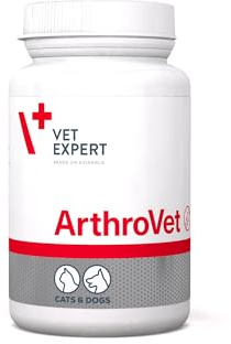 VetExpert ArthroVet HA | 90 Tabs | Ergänzungsfuttermittel für Hunde & Katzen | Mit Glucosamin