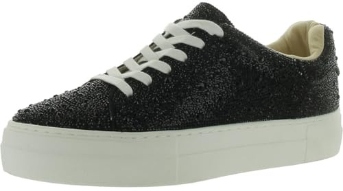 Betsey Johnson Women's Sidny Sneaker, Black, 9.5