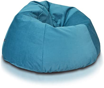 Ecopuf Relax | Sitzsack Abnehmbarer Bezug Maschinenwaschbar aus Mikrofaser Samt | Ideal für Gaming, Entspannen, Lesen | Sitzsack Sessel mit Polystyrol Füllung | Sitzsäcke für Erwachsene und Kinder