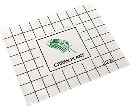 Manteles Individuales Verde Grisáceo Salvamanteles Individuales Algodón Lino Lavable Individuales Mesa Resistente al Calor Bajoplatos Tapetes para Mesa Bajoplatos 30x45cm 2 Pcs