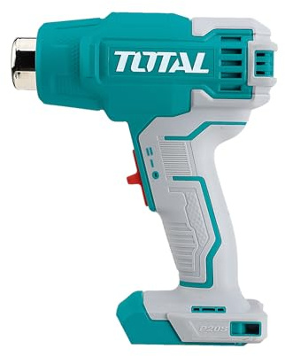 TOTAL - Decapador de Aire a Batería - 80 x 28 x 3 cm - Azul - Selector de Temperatura de 300 y 500º - Pistola de Aire Caliente para Tareas de Decapado