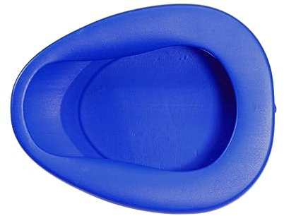 Gatuida 2 Stück Waschbare Bettpfanne Aus Kunststoff Für Senioren Tragbare Urinal Toilette Für Bettlägerige Blau Für Männer Und Frauen