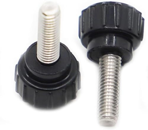 Flügelschrauben, Handschraube mit rundem Kopf, runde Rändelschraube aus Gummi, M3, M4, M5, M6, M8, Kunststoff, Festziehschrauben, Muttern, Knopf 304
