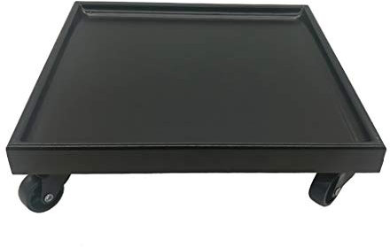 Agashi Plateaux de Jardinière Carrés Pour Plantes, Roulettes de Chariot de Jardinière, Dessous de Verre Avec Roulettes, Plateau de Pot de Fleurle, Palette de Jardinière Pour La Maison Et Le Jardin/Bla