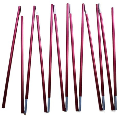 WENYOG Zeltstangen 1 stück 11mm Camping Zeltstangen Ersatz 480 cm 520 cm 718 cm Aluminium Zeltstange Zeltstange Campingausrüstung Zelte Wanderzubehör(13 Sections 5.2M B)