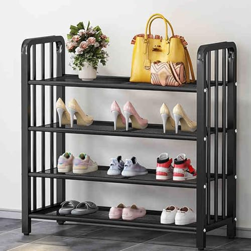 JHDXL Freistehendes Schuhregal Für Korridore, Büroregal, Schuhschrank-Organisation, Platzsparender Mehrzweckschrank, Für Garderoben Und Eingangsbereiche(80 * 70cm/31.5 * 27.6in)