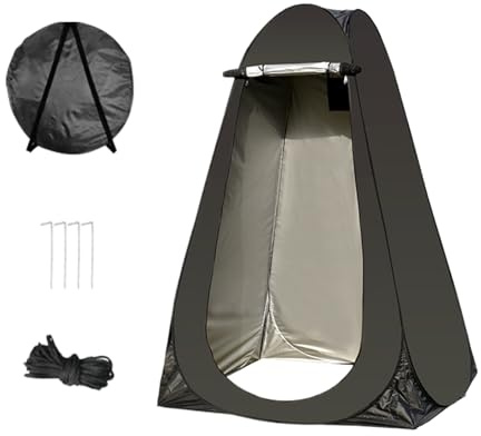 Toilettenzelt Duschzelt Popup Umkleidezelt Tragbares Dusch & Umkleidezelt Privatsphäre Toilette Umkleidekabine Lagerzelt Mobile Outdoor WC Zelt Für Camping & Beach, Mit Tragetasche