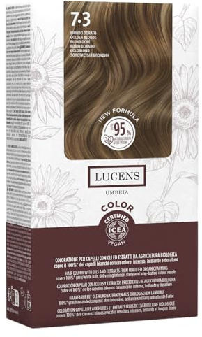 Lucens Umbria Color Kit 7.3 Biondo Dorato Senza Ammoniaca Vegan