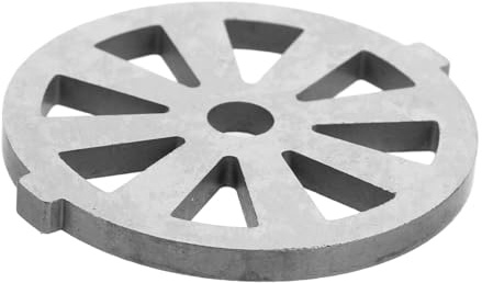 VALICLUD Disque de Coupe Facile à Mélanger en Acier Inoxydable Tige de Broyeur, Accessoire Compatible Large Argenté pour Hachoir à Viande Usage Domestique