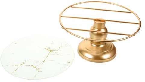 BESPORTBLE Alzata Espositore Bianco Europeo Supporto e in Torta per Stile Ferro Eleganti Dolci da Tavolo per Banchetti e Decorazioni