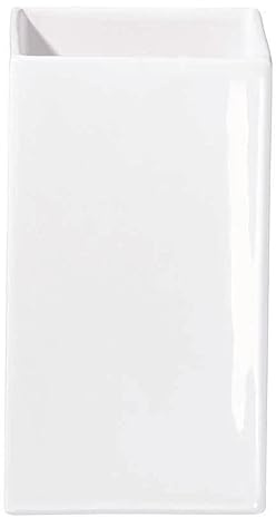 ASA 4606005 Blumenvase Keramik 11.50 x 11.50 x 21.0 cm, weiß