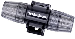 Rockford Fosgate Einfacher Inline-AGU Sicherungshalter für Drähte im Standard 4 AWG oder 8 AWG