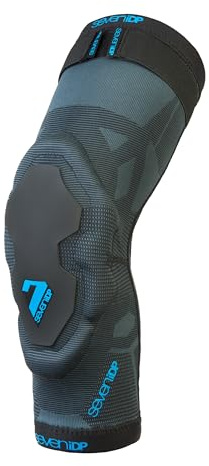 7 iDP Project Knee Pads – Ginocchiere MTB Avanzate e Confortevoli con Protezione dagli Impatti Superiore per Enduro, Downhill e Trail Riding (S)