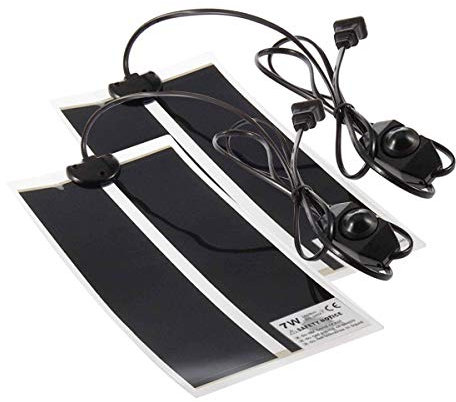 Liuer 2PCS Terrarium Heizmatten,Einstellbar Reptile Wärmekissen mit Temperaturregelung Wärmematte Terrarium Heizmatten für Reptilien Schildkröte Schlangen Eidechse Gecko Spinne Raupe(7W)