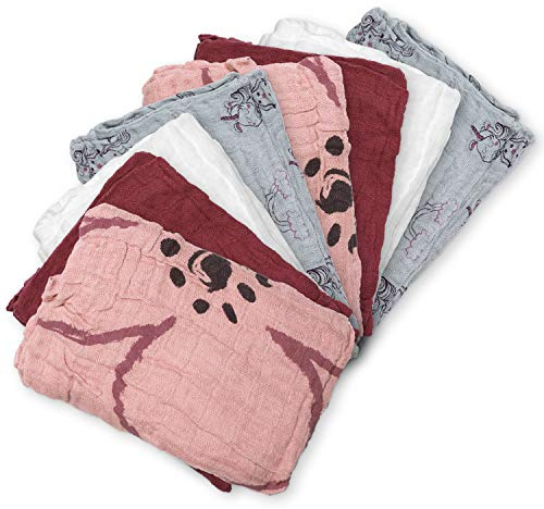 Pippi Mullwindeln Organic 8er Pack Misty Rose