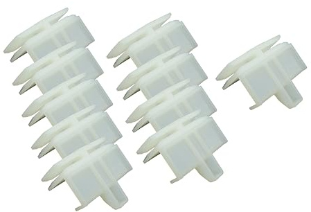 10 x Sockel Halterung Sockelhalter Befestigung Clip Schüller Küche Schiebeklammer 75.0010 weiß