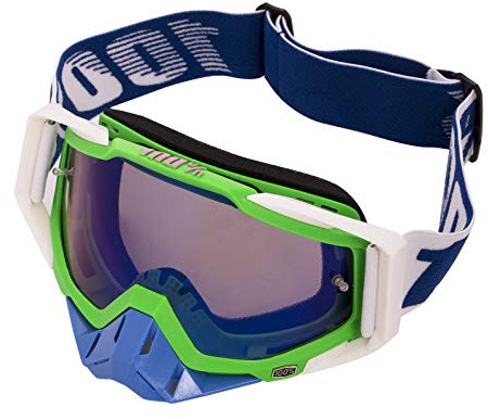 Carolilly Motorradbrille Retro Brille Motorrad Winddichte Brille Fahrradbrille Herren Motocross Brille Schwarz Skibrille Herren (F, Einheitsgröße)