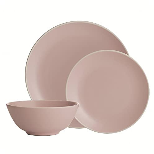 Rayware Mason Cash Classic Collection Dinner Set of 12 Piece Pink