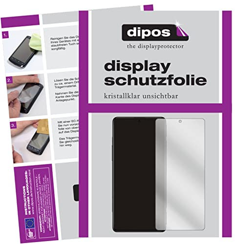 dipos I 2X Protector de Pantalla Compatible con Poco F3 GT pelicula Protectora Claro