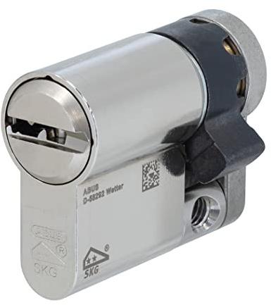 ABUS EC880 Halbzylinder 10/30 Einzelschließung inkl. 3 Wendeschlüssel (saphirblau)