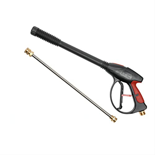 Riloer Pistola de pulverización de agua de lavado de coches de alta presión Herramienta de riego para lavado de césped de coche