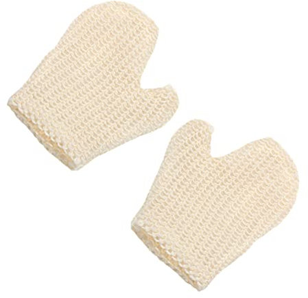 Dusch Peeling Handschuh Peeling Körper Rückenschrubber Körperreinigungstuch Badehandschuhe