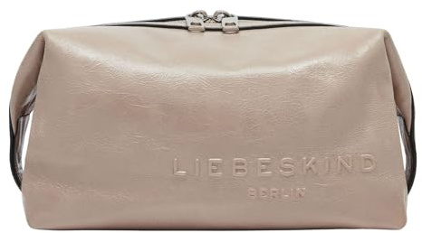 LIEBESKIND BERLIN Leder Utensilientasche Elvira Lamb SF Verna Pouchette Beauty Stone taupe