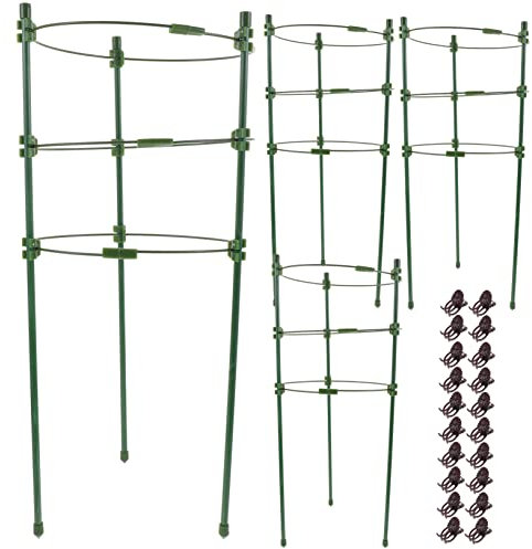 ABOOFAN 1satz Kletterpflanzenstützen Pflanzenhalter Für Tomaten Gartenrankhilfe Mit Clips Für Und Topfpflanzen Installieren Und Langlebig