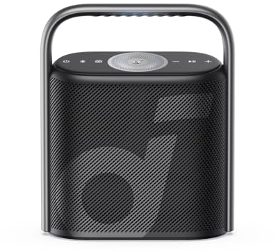 soundcore Motion X500 Tragbarer Bluetooth Lautsprecher, Kabelloser Immersivem Spatial Audio, 3× Detailreicher, Kabelloses Hi-Res, 3 Treiber, Aufwärtsgerichteter harmonischem Licht (Generalüberholt)