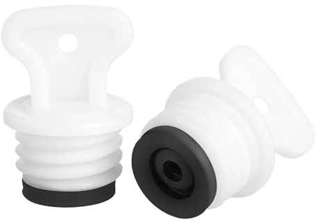FRCOLOR Pack of 4 Hot Water Bottle Stoppers, Leak-Proof Water Bottles Closure for Hot Water Bags, Lid of Hot Water Bag, Anti-Leak Plug