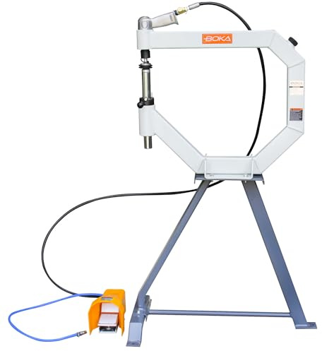 BOKA PPH-500 Pneumatischer Planierhammer Glätthammer, 500 mm Ausladung | Krafthammer für präzise Schmiedearbeiten, Polierhämmer, Ideal für Metallbearbeitung, Oberflächenglättung