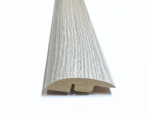 Florida Oak Laminate & Wood Flooring Section Transition Bar MDF Threshold Strip Ramp Edge Profile Door Trim Moulding Oak (1, 2400mm (7ft 9))